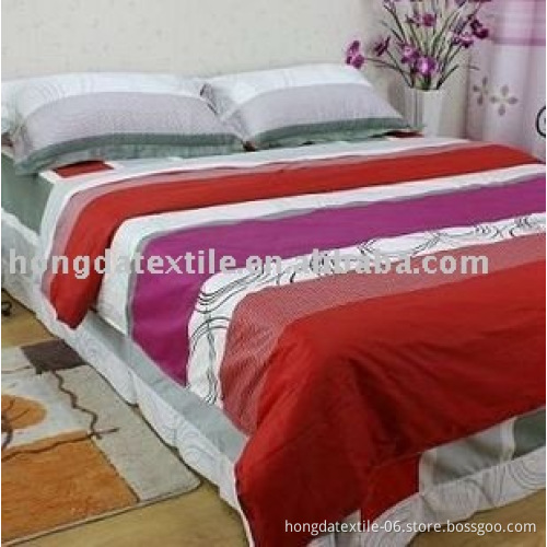 600TC 100%cotton printed bedding sets